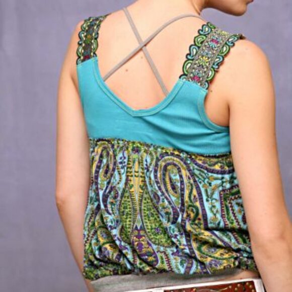 Free People Banded Border Tank ASO Alex Russo - Picture 4 of 12